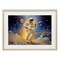 Stupell Industries Space Astronaut Musician Framed Print Under Glass, design by Angie Hawke